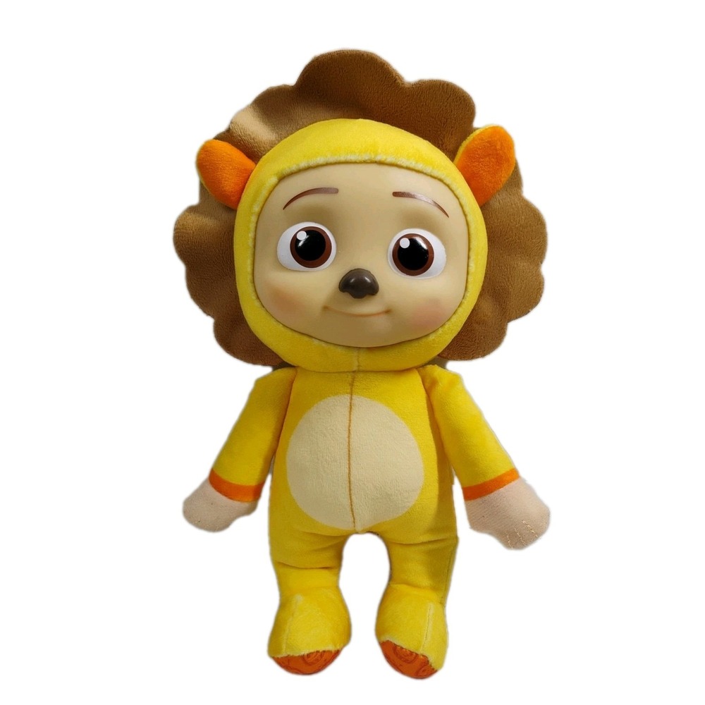 Cocomelon JJ  9" Lion Plush Stuffed Animal Toy Small Flaw Mark On Face Yellow‎